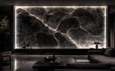 Onyx Backlit Feature Wall Design